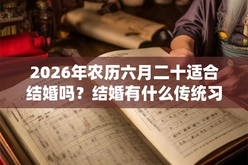 2026年农历六月二十适合结婚吗？结婚有什么传统习俗？