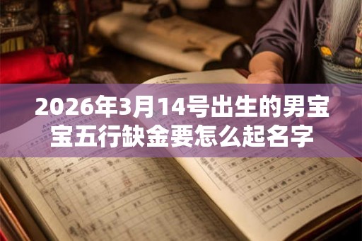 2026年3月14号出生的男宝宝五行缺金要怎么起名字