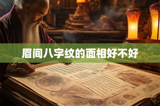眉间八字纹的面相好不好