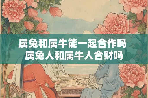属兔和属牛能一起合作吗 属兔人和属牛人合财吗