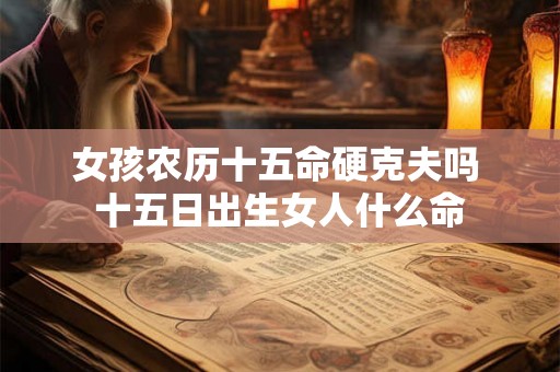 女孩农历十五命硬克夫吗 十五日出生女人什么命