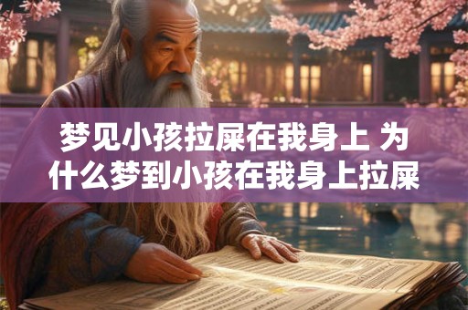 梦见小孩拉屎在我身上 为什么梦到小孩在我身上拉屎