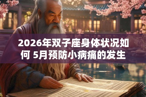 2026年双子座身体状况如何 5月预防小病痛的发生 2026年双子座身体状况如何 5月预防小病痛的发生