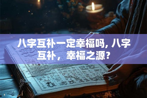 八字互补一定幸福吗, 八字互补,幸福之源? 八字互补一定幸福吗, 八字互补,幸福之源?