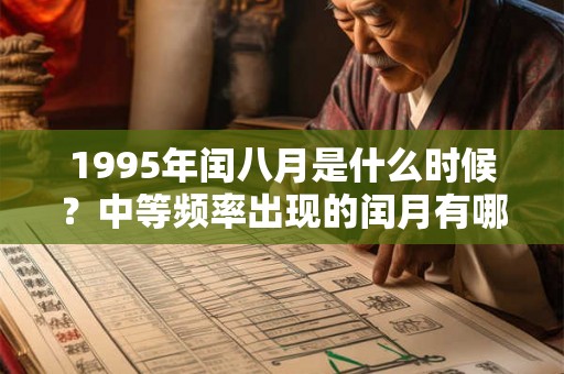 1995年闰八月是什么时候？中等频率出现的闰月有哪几个？