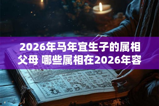 2026年马年宜生子的属相父母 哪些属相在2026年容易生子