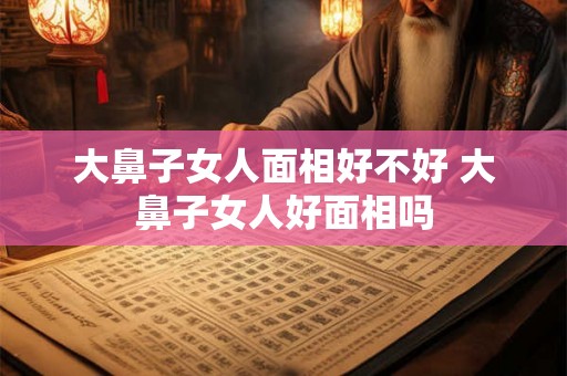 大鼻子女人面相好不好 大鼻子女人好面相吗