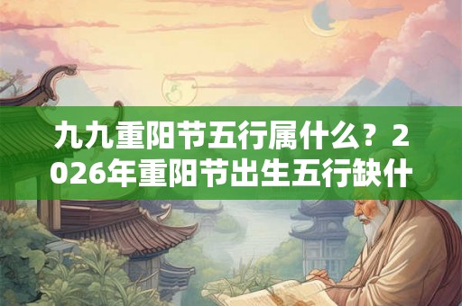 九九重阳节五行属什么?2026年重阳节出生五行缺什么 九九重阳节五行属什么?2026年重阳节出生五行缺什么