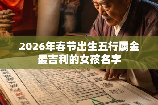 2026年春节出生五行属金最吉利的女孩名字