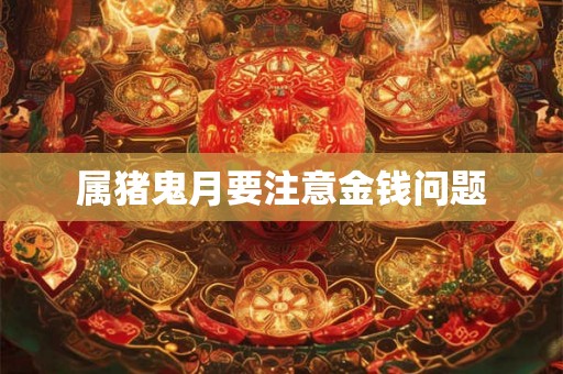 属猪鬼月要注意金钱问题