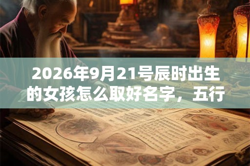 2026年9月21号辰时出生的女孩怎么取好名字，五行属什么