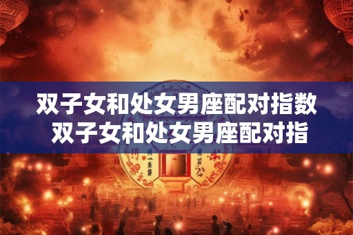 双子女和处女男座配对指数 双子女和处女男座配对指数高吗 双子女和处女男座配对指数 双子女和处女男座配对指数高吗