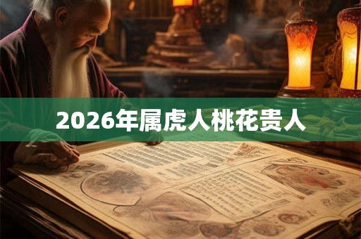 2026年属虎人桃花贵人