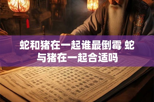 蛇和猪在一起谁最倒霉 蛇与猪在一起合适吗