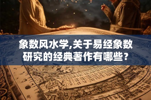 象数风水学,关于易经象数研究的经典著作有哪些？