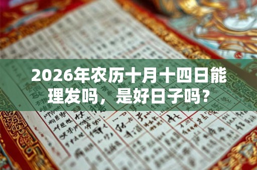2026年农历十月十四日能理发吗，是好日子吗？
