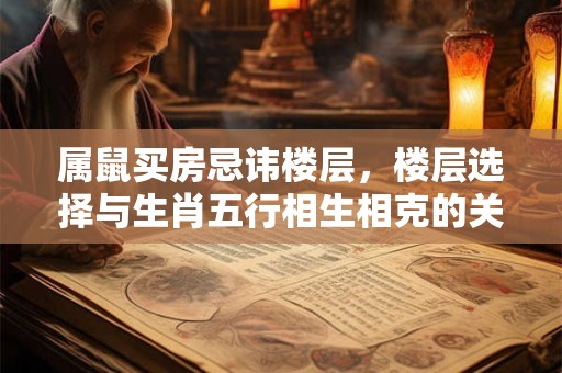 属鼠买房忌讳楼层，楼层选择与生肖五行相生相克的关系