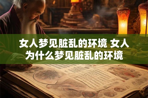 女人梦见脏乱的环境 女人为什么梦见脏乱的环境 女人梦见脏乱的环境 女人为什么梦见脏乱的环境