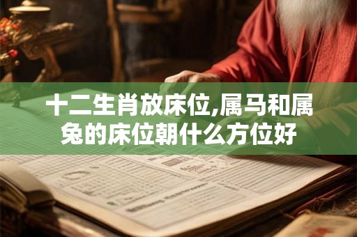 十二生肖放床位,属马和属兔的床位朝什么方位好 十二生肖放床位,属马和属兔的床位朝什么方位好