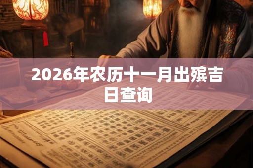 2026年农历十一月出殡吉日查询 2026年农历十一月出殡吉日查询