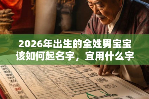 2026年出生的全姓男宝宝该如何起名字，宜用什么字。