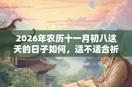 2026年农历十一月初八这天的日子如何，适不适合祈福求财？