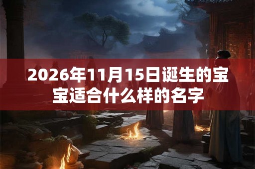 2026年11月15日诞生的宝宝适合什么样的名字