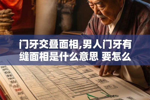 门牙交叠面相,男人门牙有缝面相是什么意思 要怎么看