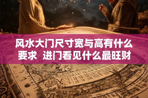 风水大门尺寸宽与高有什么要求  进门看见什么最旺财