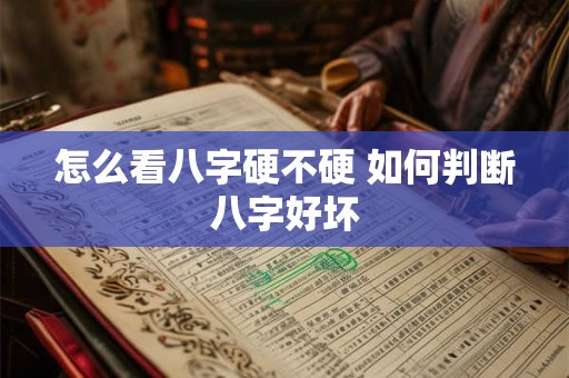 怎么看八字硬不硬 如何判断八字好坏