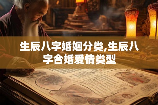 生辰八字婚姻分类,生辰八字合婚爱情类型