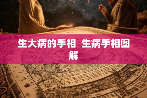生大病的手相 生病手相图解 生大病的手相 生病手相图解