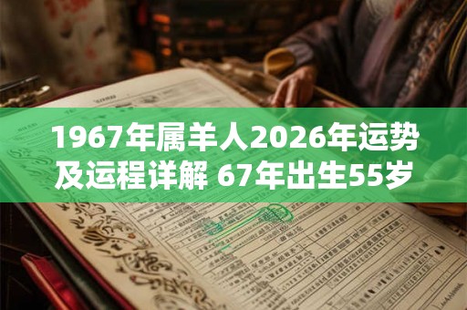 1967年属羊人2026年运势及运程详解 67年出生55岁羊人在虎年每月运势