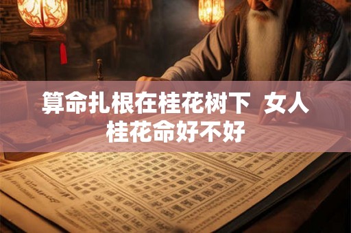 算命扎根在桂花树下  女人桂花命好不好