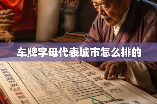 车牌字母代表城市怎么排的