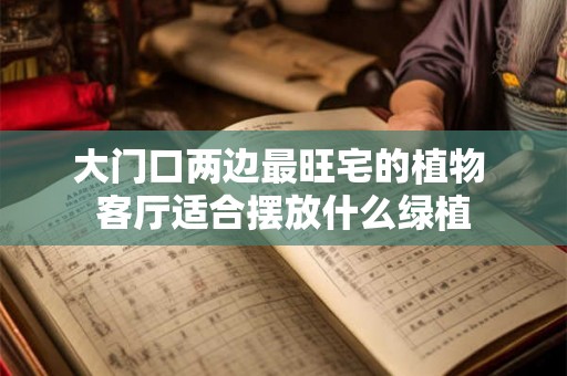大门口两边最旺宅的植物 客厅适合摆放什么绿植