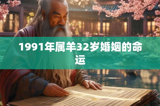 1991年属羊32岁婚姻的命运