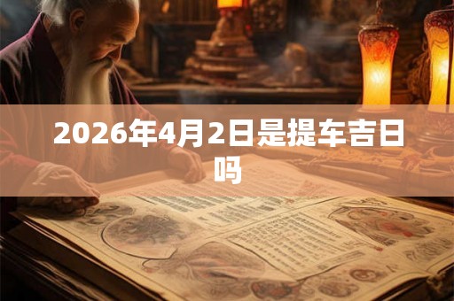 2026年4月2日是提车吉日吗
