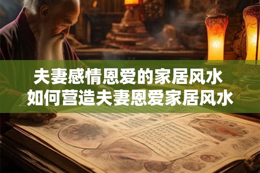 夫妻感情恩爱的家居风水 如何营造夫妻恩爱家居风水