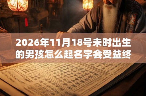2026年11月18号未时出生的男孩怎么起名字会受益终生