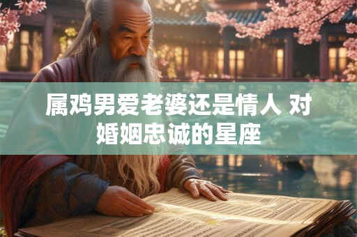 属鸡男爱老婆还是情人 对婚姻忠诚的星座