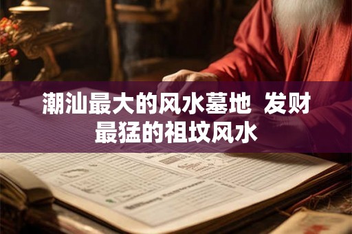 潮汕最大的风水墓地  发财最猛的祖坟风水