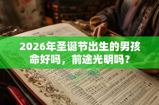 2026年圣诞节出生的男孩命好吗，前途光明吗？
