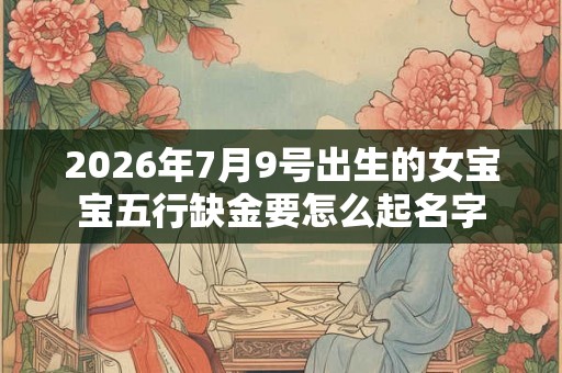 2026年7月9号出生的女宝宝五行缺金要怎么起名字 2026年7月9号出生的女宝宝五行缺金要怎么起名字