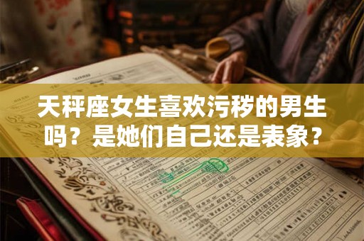 天秤座女生喜欢污秽的男生吗？是她们自己还是表象？