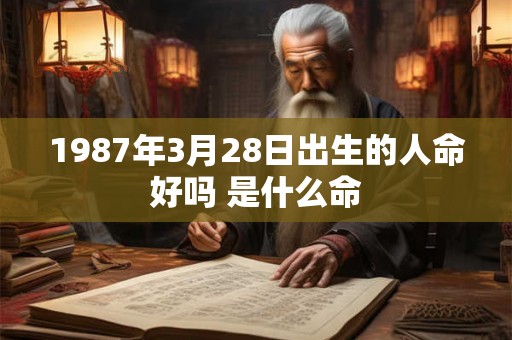 1987年3月28日出生的人命好吗 是什么命