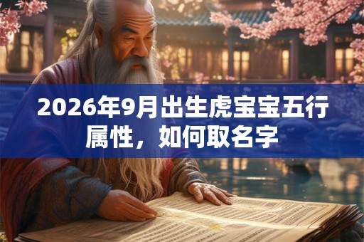 2026年9月出生虎宝宝五行属性，如何取名字