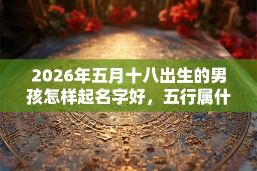 2026年五月十八出生的男孩怎样起名字好,五行属什么 2026年五月十八出生的男孩怎样起名字好,五行属什么