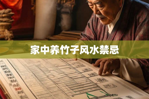 家中养竹子风水禁忌