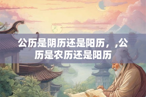 公历是阴历还是阳历,,公历是农历还是阳历 公历是阴历还是阳历,,公历是农历还是阳历